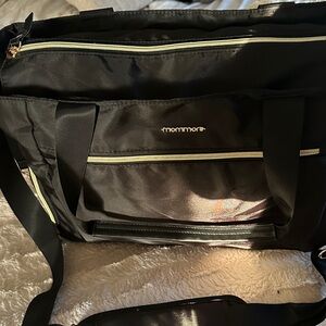 Mommore black diaper bag